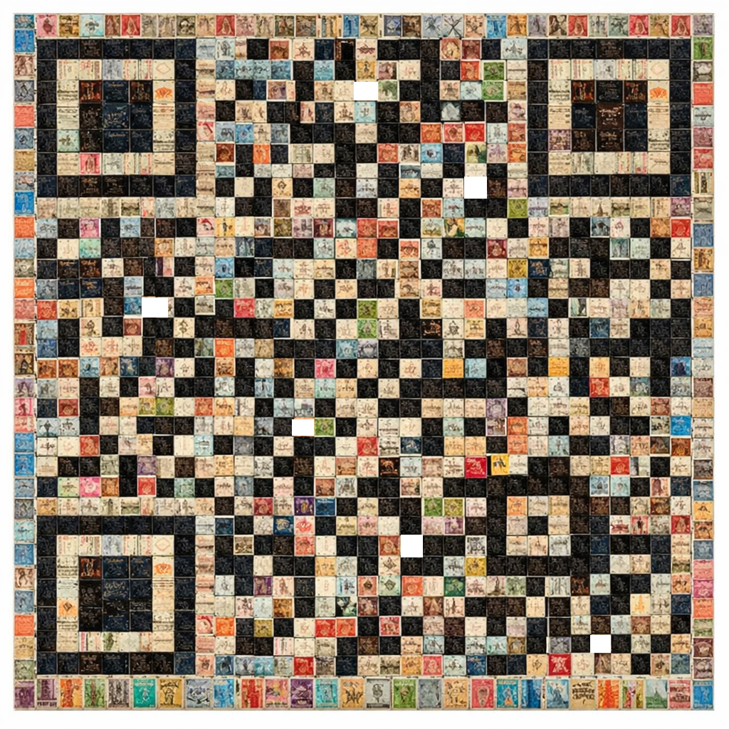 Mosaico di francobolli